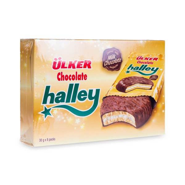 Печенье сэндвич Halley с маршмэллоу в шоколаде 224г