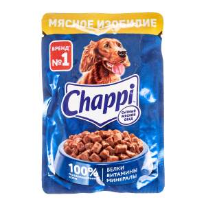 Корм для собак Chappi 85гр мясное изобилие