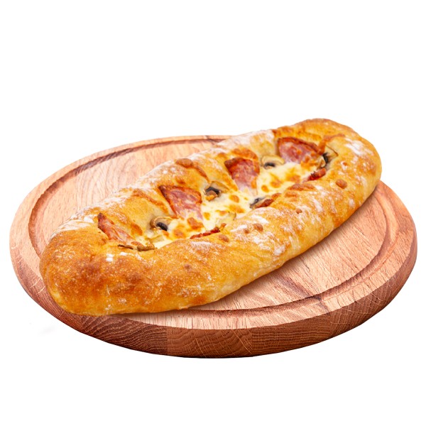 Фокаччо ремесленное с ветчиной и грибами 230г производство Макси