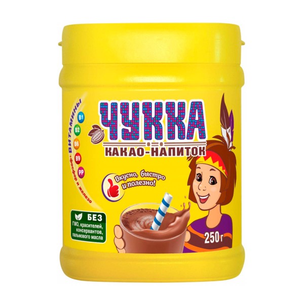 Какао-напиток Чукка гранулированный 250г
