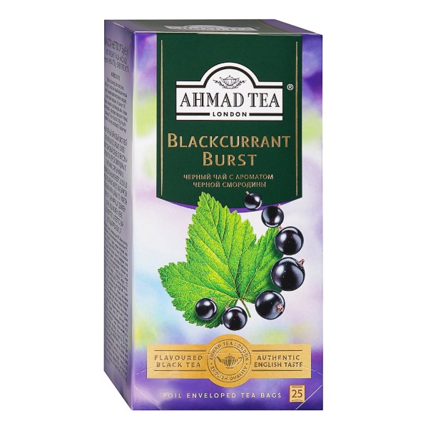 Чай черный Ahmad Tea Blackcurrant Burst 25пак