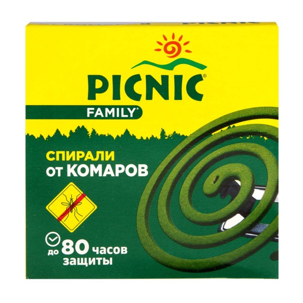 Спирали Picnic family от комаров 10шт
