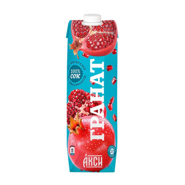 Сок гранатовый Акси 0,97л