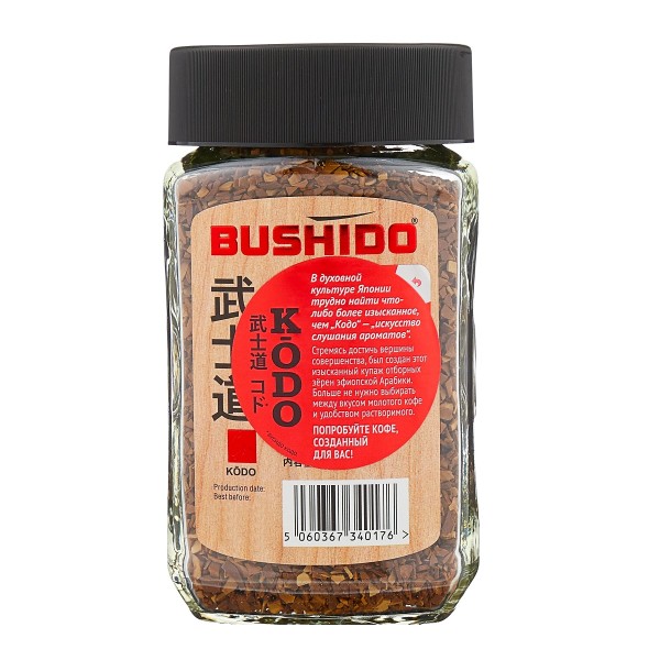 Кофе сублимированный с добавлением молотого Bushido Kodo 95г