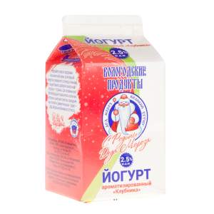 Йогурт ароматизированный Великий Устюг 2,5% 470г БЗМЖ