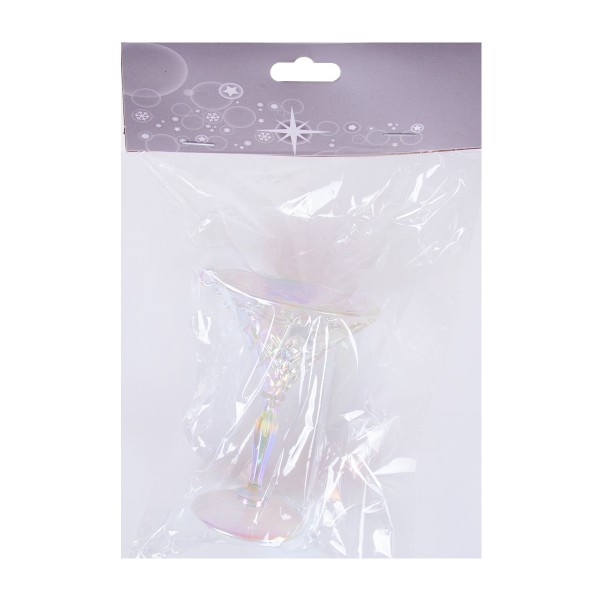 Подвеска новогодняя Бокал перламут 40см