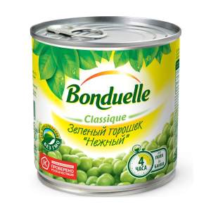 Горошек зеленый Bonduelle 400гр