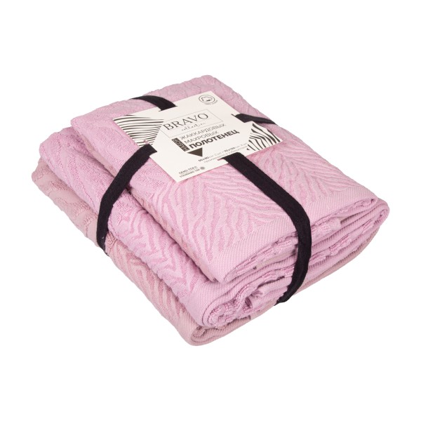 Набор полотенец Жаккард 50х80смх2шт+70х130смх2шт Bravo