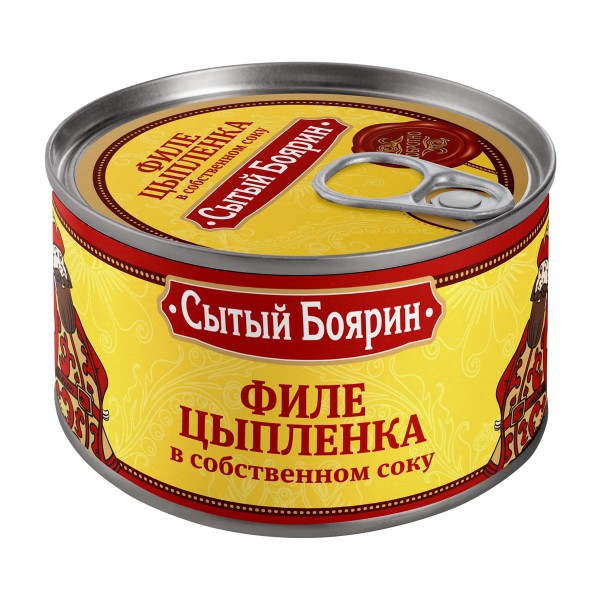 Филе цыпленка в собственном соку Сытый боярин 325г