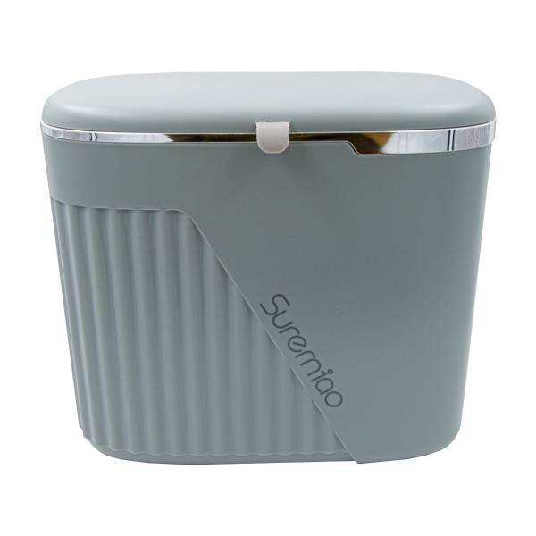 Контейнер для мусора подвесной 26х15,5х22см серый