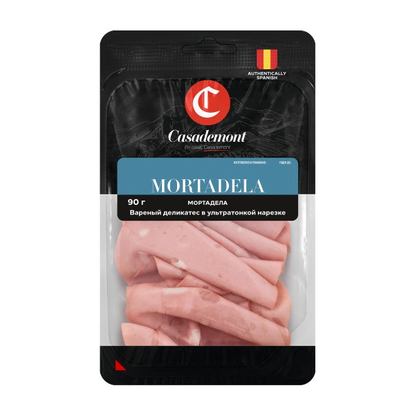 Колбаса вареная Mortadela Casademont 90г нарезка