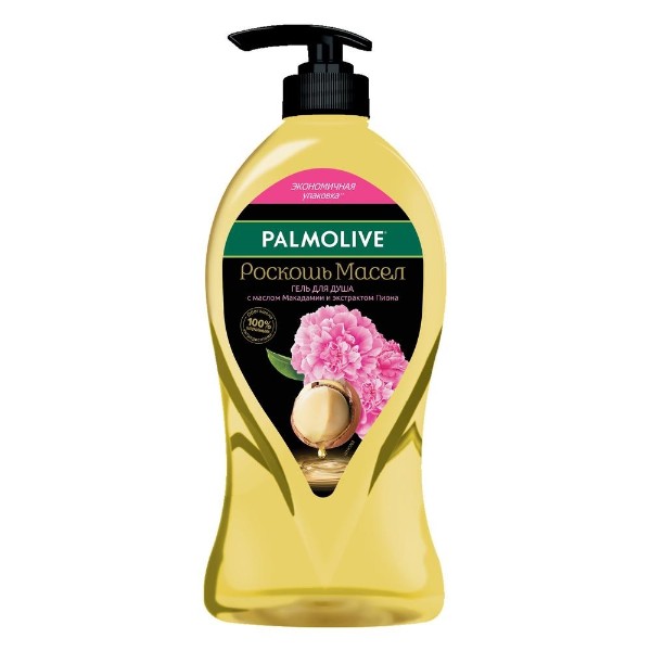 Гель для душа женский Palmolive Роскошь масел с маслом Макадамии и экстрактом Пиона 750 мл