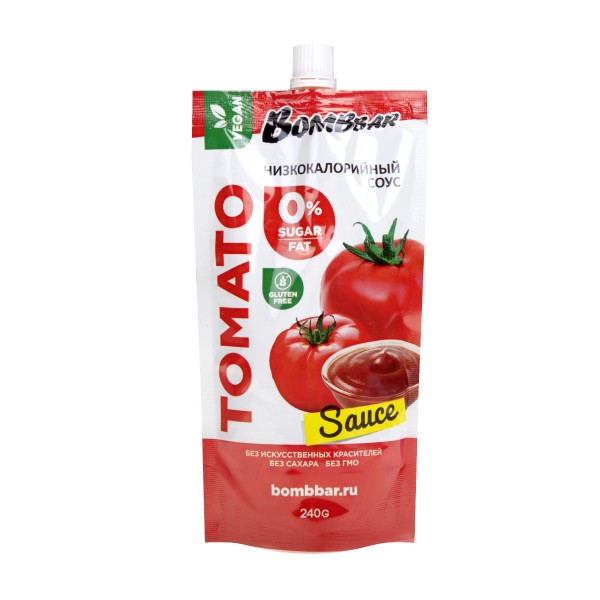 Соус низкокаллорийный Sauce Tomato Bombbar 240г