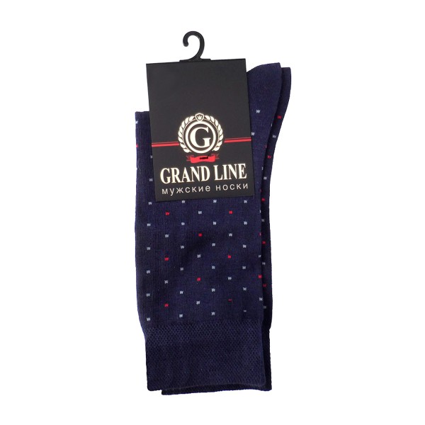 Носки мужские Grand Line темно-синий р.25