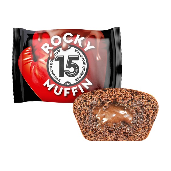 Маффин Rocky Muffin Двойной шоколад 55г