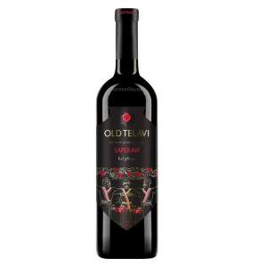 Вино ординарное красное сухое Саперави Олд Телави 10-12,5% 0,75л