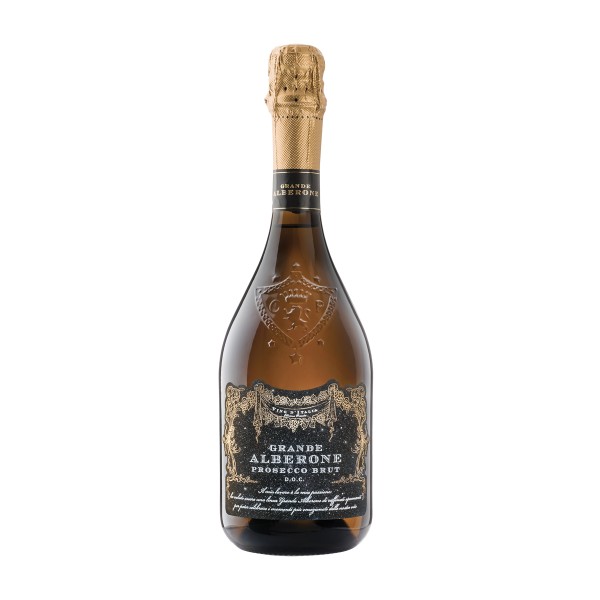 Вино игристое белое брют Grande Alberone Prosecco Brut 10,5% 0,75л