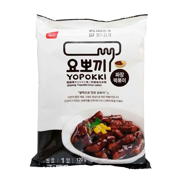 Рисовые клецки Yopokki с бобовым соусом чачжан 120г