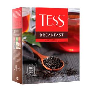 Чай черный Tess Breakfast 100пак