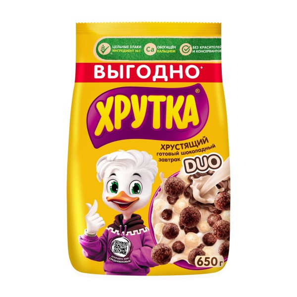 Сухой завтрак Шарики Дуо Хрутка Nestle 650г