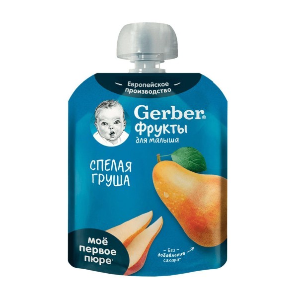 Пюре детское Gerber 90г спелая груша