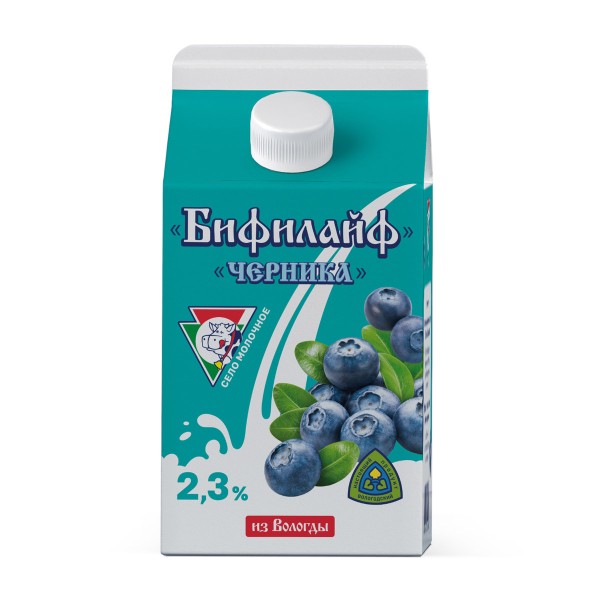 Биопродукт кисломолочный Бифилайф фруктово-ягодный 2,3% Из Вологды 470г БЗМЖ