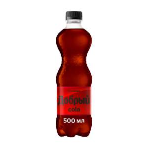 Газированный напиток Добрый Кола без сахара Мултон 0,5л