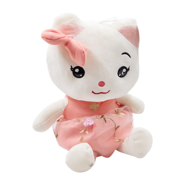Игрушка мягкая Кошка в платье 35см