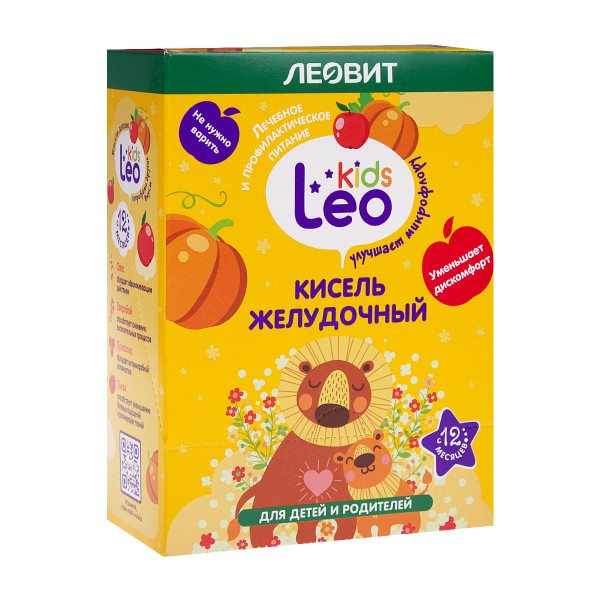 Кисель Leo Kids Леовит 60г желудочный