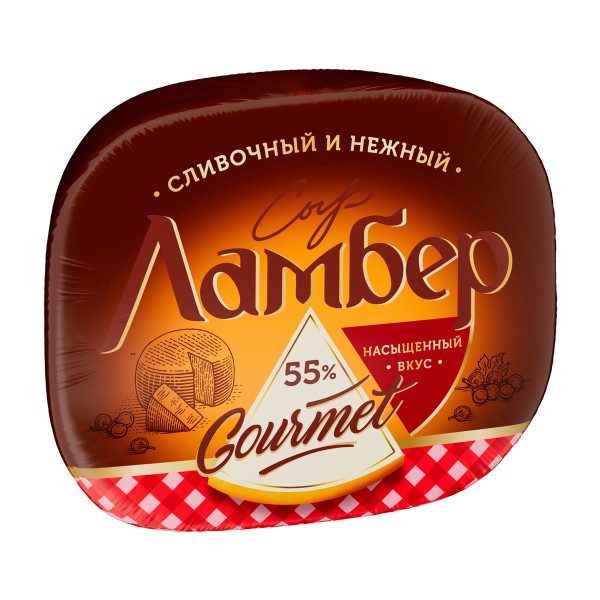 Сыр Ламбер Гурмэ 55% 1/2 шара