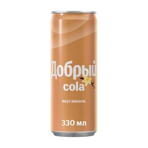 Газированный напиток Добрый Cola Ваниль 0,33л
