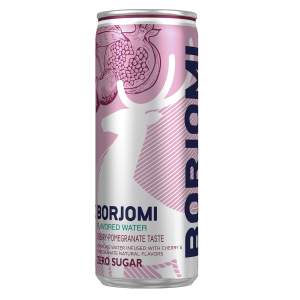 Напиток газированный Borjomi Flavored Water вишня и гранат без сахара 0,33л