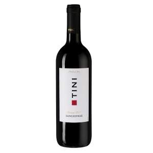Вино красное полусухое Tini Sangiovese di Romagna 12,5% 0,75л
