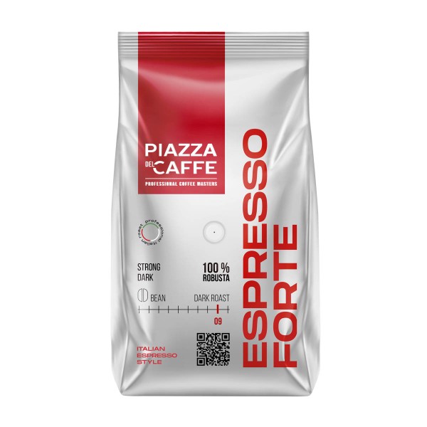 Кофе в зернах Piazza del Caffe Espresso Forte 900г