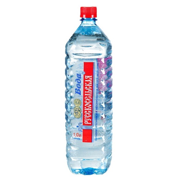 Вода питьевая негазированная Русскосельская 1л