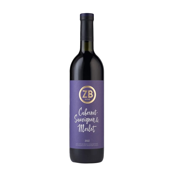 Вино красное сухое ZB Wine Cabernet Sauvignon& Merlot 13% 0,75л Крым