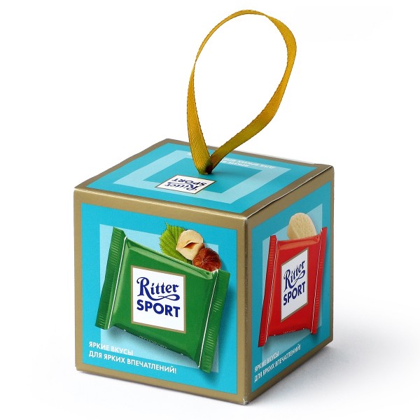 Набор шоколада Ritter Sport Яркий кубик 83г