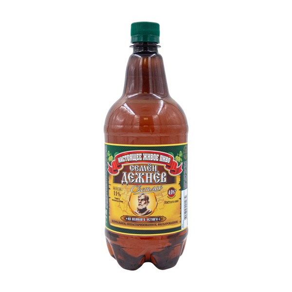 Пиво светлое Семен Дежнев 4% 1л