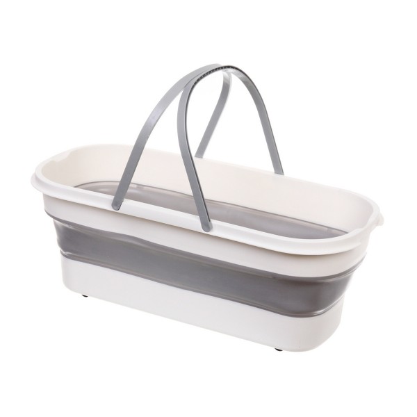 Набор для уборки ведро складное + швабра самоотжимающаяся со сменной насадкой