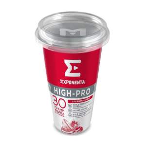 Напиток Exponenta High-pro кисломолочный обезжиренный 250г БЗМЖ клубника-арбуз