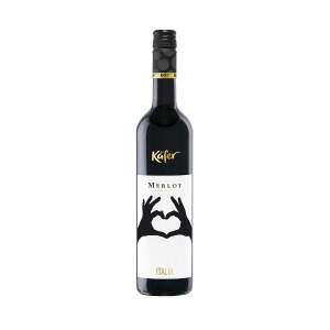 Вино красное сухое Kafer Merlo 12,5-13,5% 0,75л