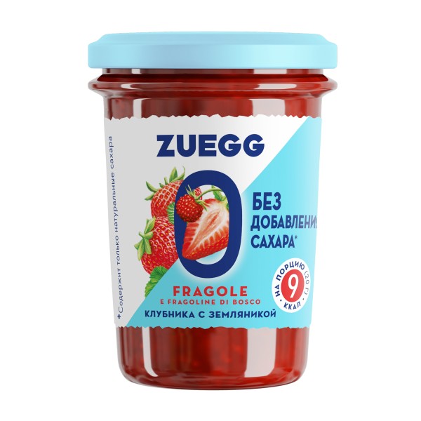 Конфитюр Zuegg без сахара 220г клубника с земляникой