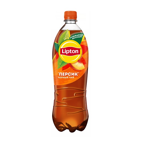 Напиток чайный Lipton черный 1л персик