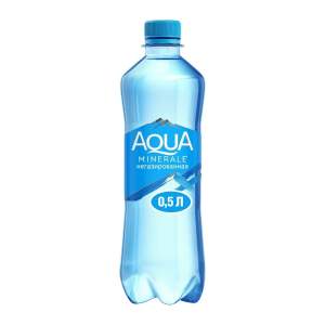 Вода питьевая негазированная Aqua minerale 0,5л