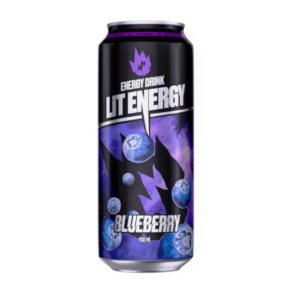 Энергетический напиток Lit Energy Blueberry 0,45л