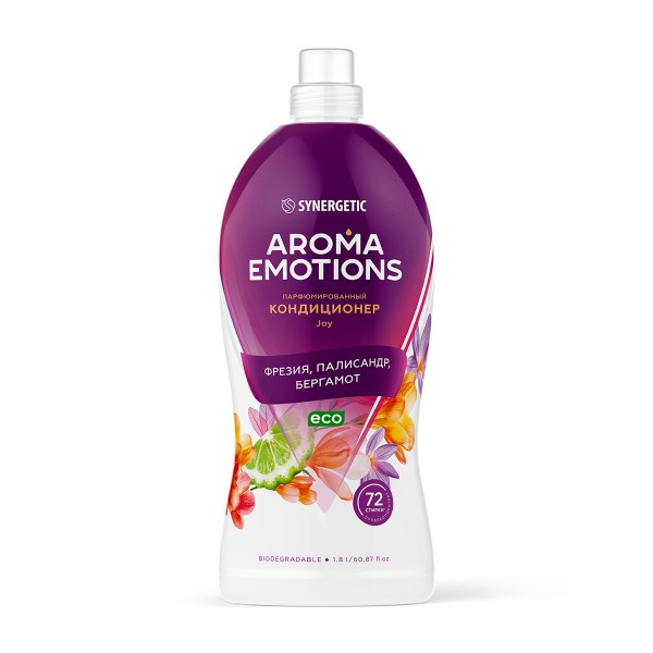 Кондиционер для белья Synergetic Emotions 1,8л joy