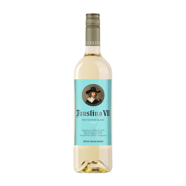 Вино белое сухое Faustino VII Sauvignon Blanc 11,5% 0,75л