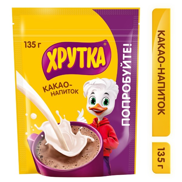 Какао-напиток Хрутка быстрорастворимый Nestle 135г
