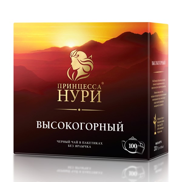 Чай черный Принцесса Нури высокогорный 100пак