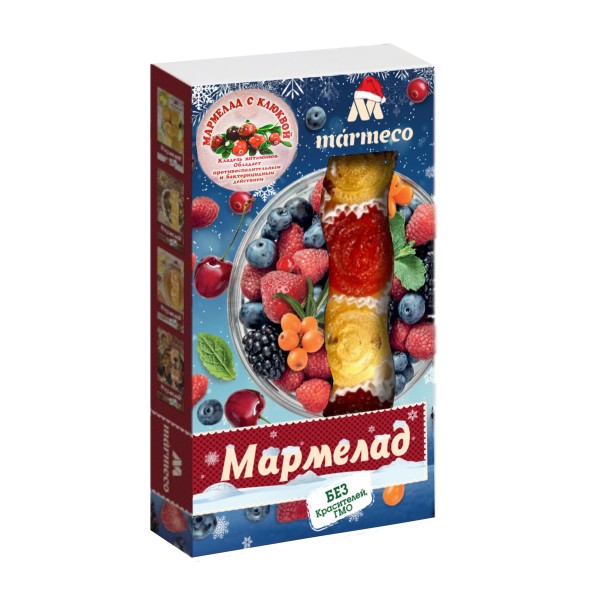 Мармелад С клюквой формовой Marmeco 180г